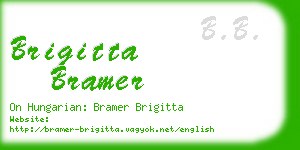 brigitta bramer business card